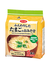 ふんわりしたたまごのおみそ汁