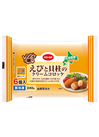 レンジでえびと貝柱のクリームコロッケ
