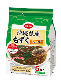 沖縄産もずくスープ