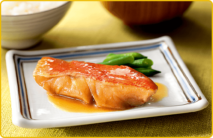 骨取り赤魚の煮付け（しょうゆ）
